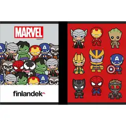  Finlandek Cuaderno Cosido Cuadriculado Cosido 100 Hojas 