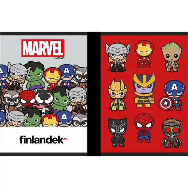  Finlandek Cuaderno Cosido Cuadriculado Cosido 100 Hojas 