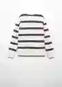 Buzo Sudadera Stripes 1 Antracita Talla 10 Niños Mango