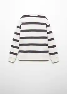 Buzo Sudadera Stripes 1 Antracita Talla 10 Niños Mango