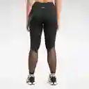 Reebok Licra Pp Basic Mesh Tight Mujer Negro M 100075431