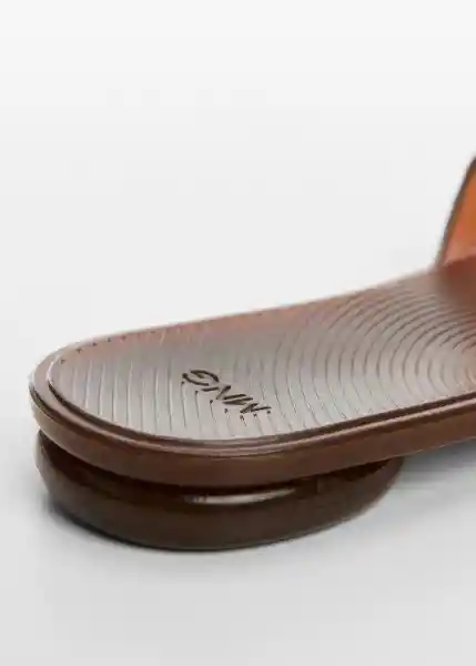 Sandalias Medusa Chocolate Talla 41 Mujer Mango