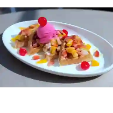 Waffle Paraíso Tropical