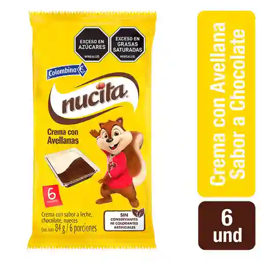 Nucita Crema Dulce Sabor a Chocolate Leche y Nueces