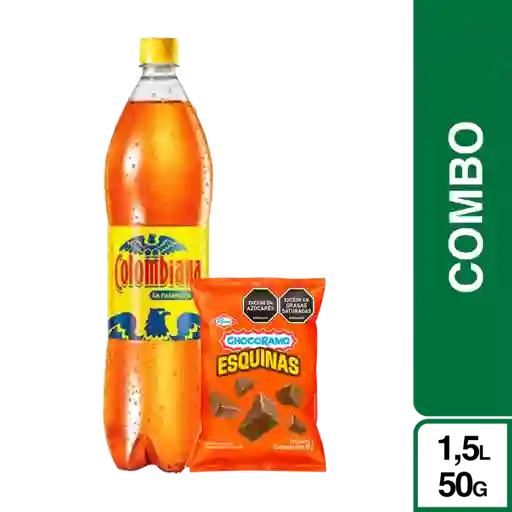 Combo Chocorramo Esquinas 50 g + Colombiana 1.5 L