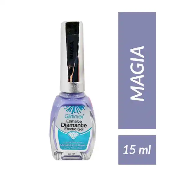 Glimmer Esmalte Diamante Efecto Gel Tono Magia 15 mL