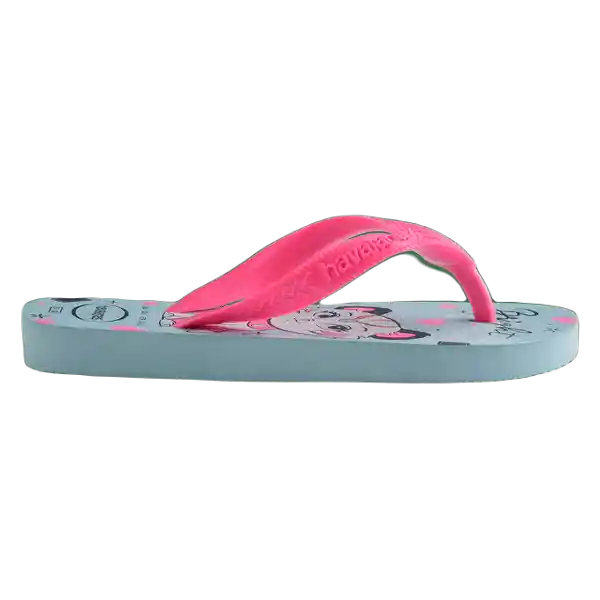 Sandalias Kids Top Pets Azul Agua Talla 32 4146823 Havaianas