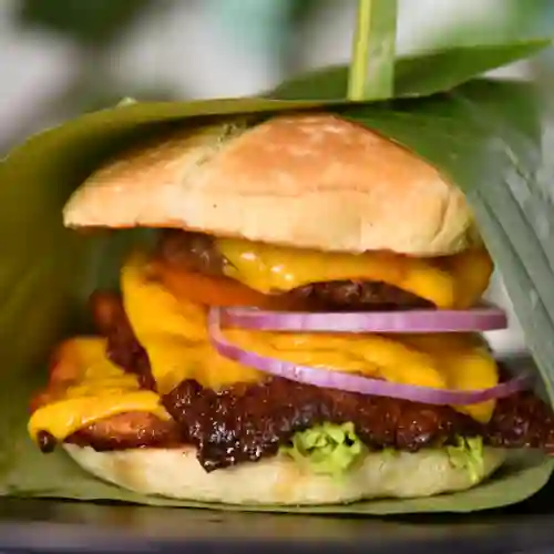 Hamburguesa Homeburger Doble Pollo