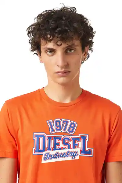 Diesel Camiseta T-Diegos-K26 Naranja Talla M