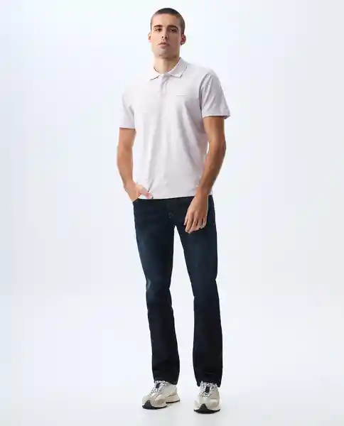 Camiseta Hombre Morado Talla XL 801G003_MOR133802 Americanino