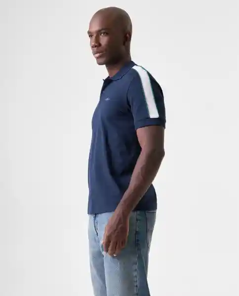 Camiseta Polo Hombre Azul Talla L 802G005_AZU194024 Americanino