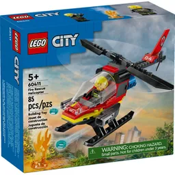 Lego Set de Construcción Helicóptero de Rescate de Bombero
