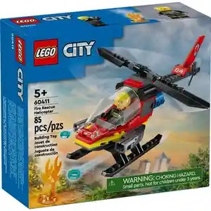 Lego Set de Construcción Helicóptero de Rescate de Bombero