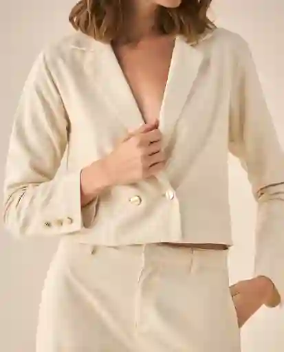 Chaqueta Crudo Novia Claro Talla S 423G006 Esprit