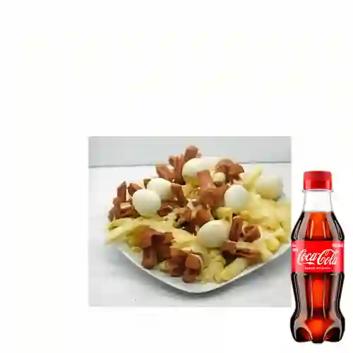 Combo Salchipapa Especial + Coca Cola Original 250ML