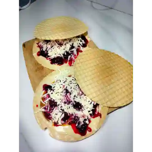 Obleas Arequipe con Queso