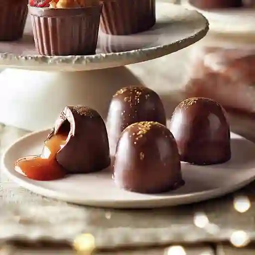 Bombones de chocolates rellenos grande