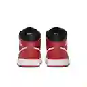 Nike Tenis Air Jordan 1 Mid Lifestyle de Hombre Negro Talla 10