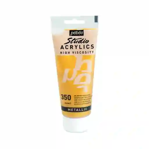 Pébéo Pintura Acrylic Studio Oro Rico Iridiscente 100 mL