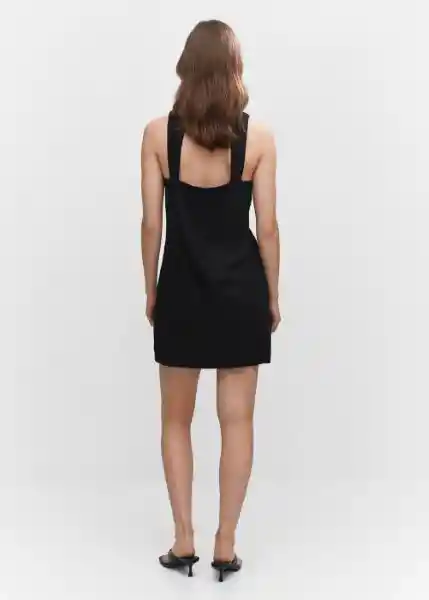 Vestido Noemi Negro Talla M Mujer Mango