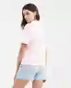 Camiseta Polo Jersey Rosa Nouveau Claro Talla M Chevignon