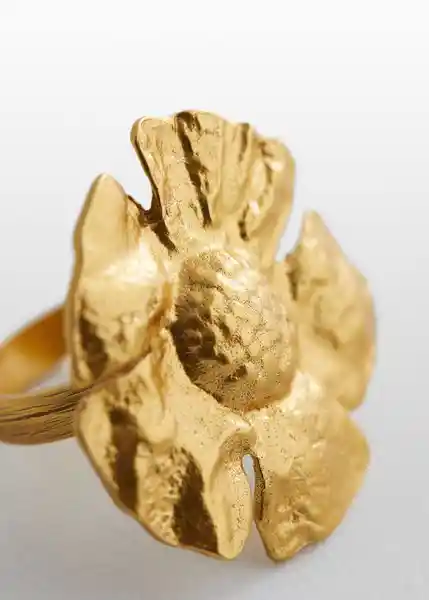 Anillo Piera Oro Talla L Mujer Mango