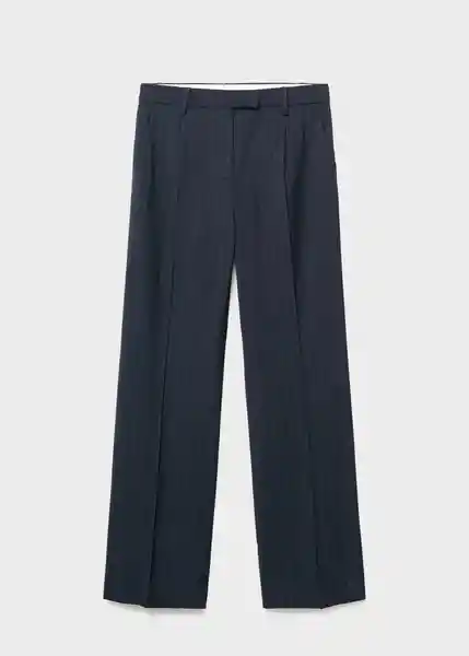 Pantalón Varsovia Navy Talla 36 Mujer Mango