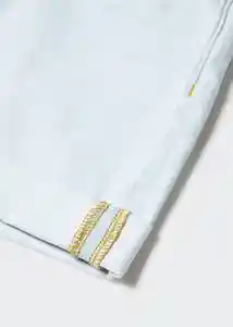 Short Mom80 Bleach Talla 36 Mujer Mango