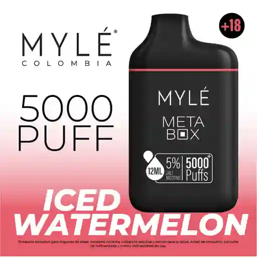 MYLE Vape Iced Watermelon 5000 Puff 5%