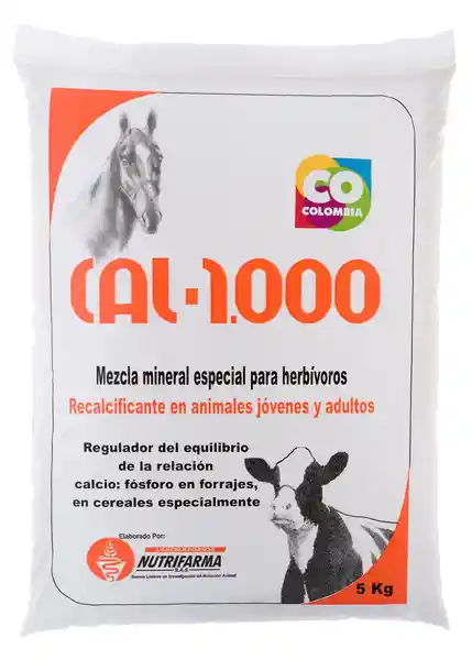 Nutrifarma Compuesto de Calcio Cal-1000 5 Kg