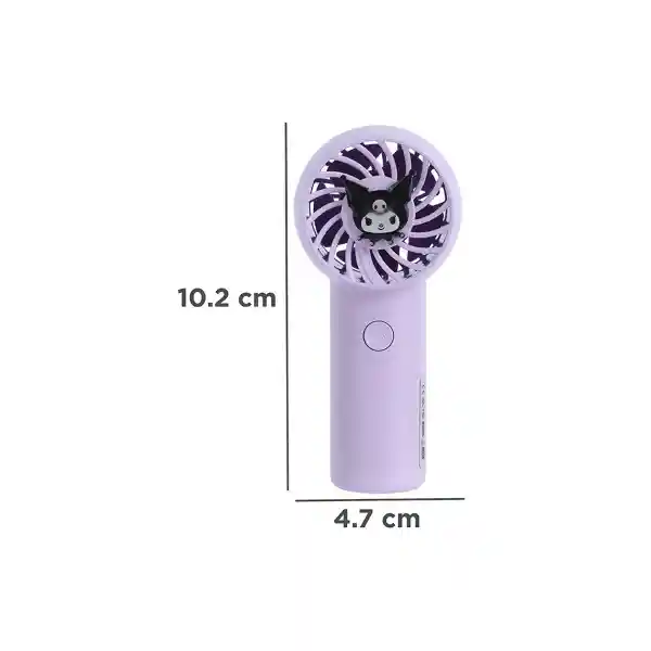 Ventilador de Mano Kuromi Morado Serie Sanrio Miniso