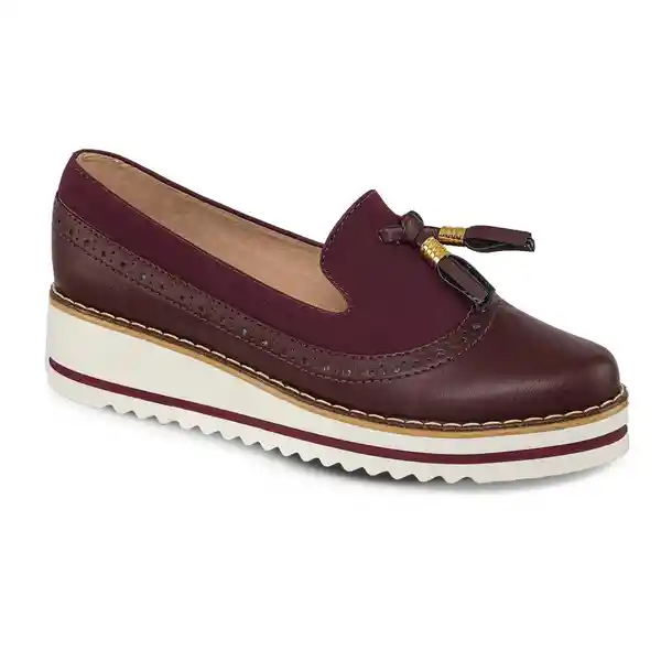 Croydon Baletas Elizabeth Mujer Vino Talla 36