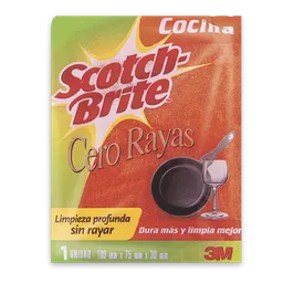 Esponja Scotchbrite Laminada Cero Rayas 6u