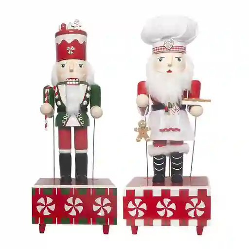 Members Selection Figura Navideña Cascanueces Musical