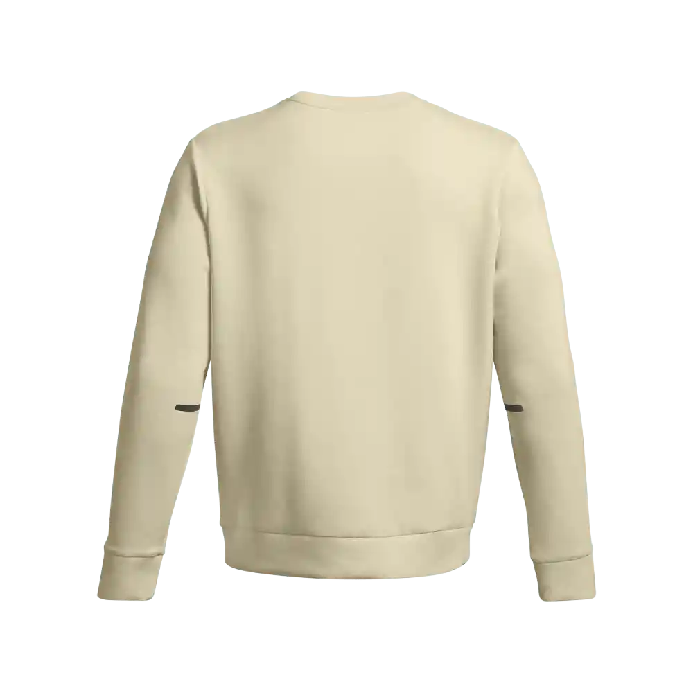 Under Armour Camiseta Unstoppable Flc Crew Hombre Beige LG