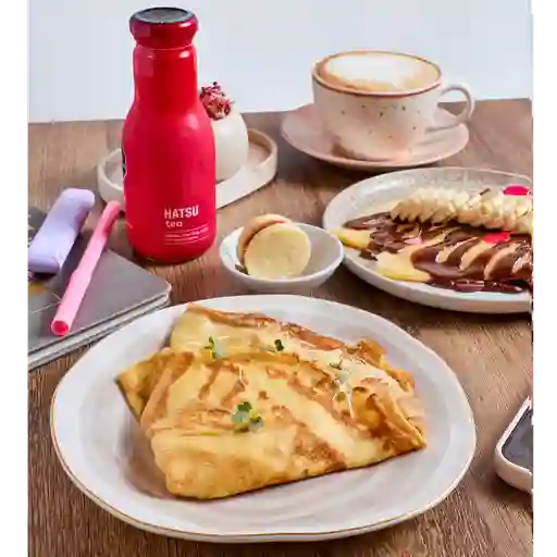 Combo crepe dulce + te hatsu