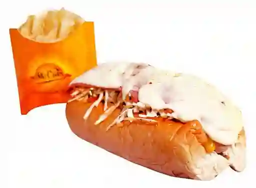 Combo Perro Americano + Papas + Gaseosa