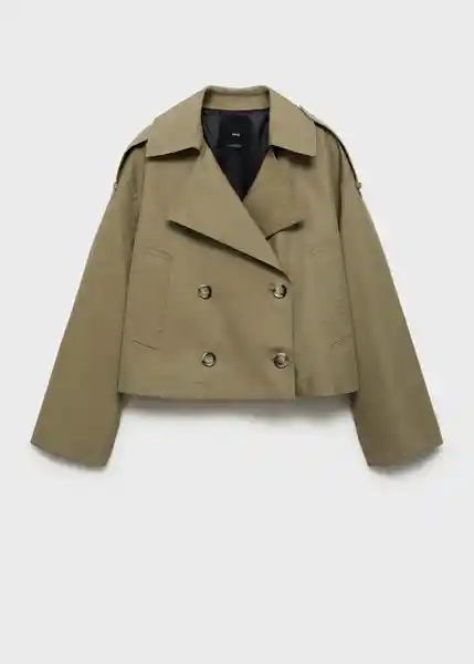 Chaqueta Lipa Khaki Talla S Mujer Mango