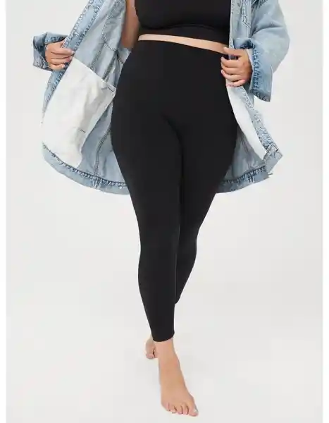 Leggings Negro Talla: SM REG American Eagle