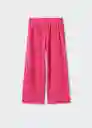 Pantalón Jones Fucsia Talla 08 Niñas Mango