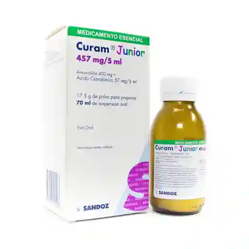 Curam Junior Suspensión Oral (457 mg/ 57 mg)