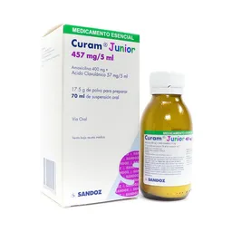 Curam Junior Suspensión Oral (457 mg/ 57 mg)