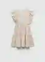 Vestido Laia Offwhite Talla 10 Niñas Mango