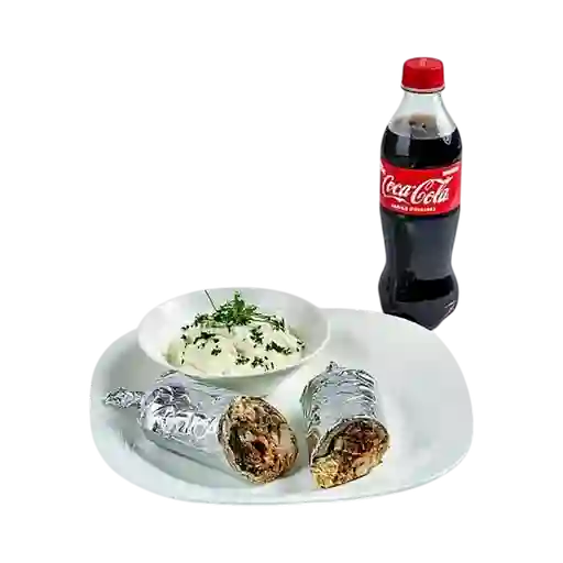 Combo Shawarma Mixto y Bebida