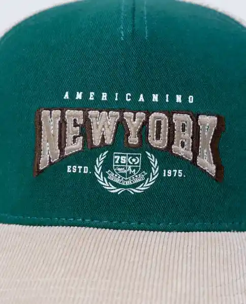 Gorra Unisex Verde Talla M 759G507_VER190414 Americanino