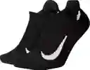 Nike Calcetines Mltplier Para Hombre Negro Talla S