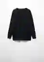 Jersey Vieira Negro Talla L Mujer Mango