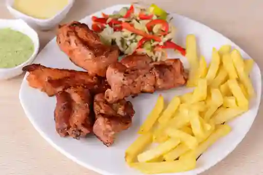 2 Costillas Ahumada+ Coca Cola