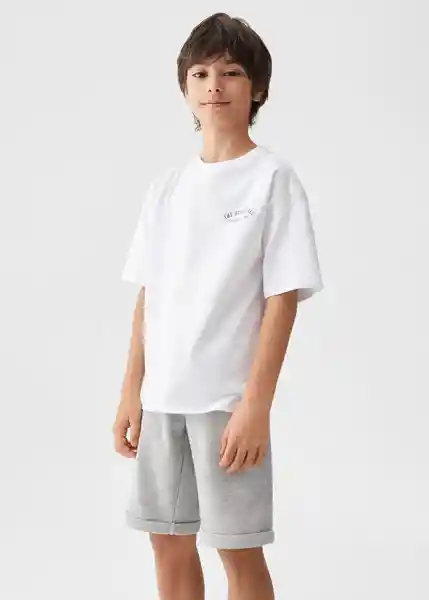 Camiseta Ocean Offwhite Talla 14 Niños Mango