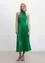 Vestido Leaf Verde Talla XL Mujer Mango